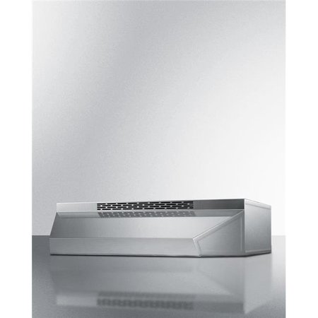 SUMMIT APPLIANCE Summit Appliance ADAH1730SS 30 in. Wide ADA Compliant Ductless Range Hood in Stainless Steel with Remote Wall Switch ADAH1730SS